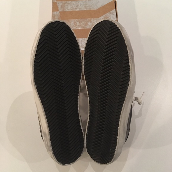 Golden Goose Superstar Black/Glitter/Yellow 37 NIB - Picture 8 of 8